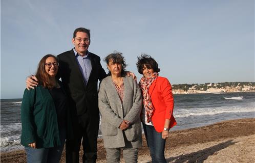 Erik Tamburi et ses drôles de dames... Florence Vallansan, Anne-Marie Charlet et Françoise Bergeot