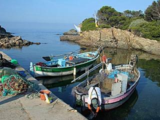 Bateaux de pêche au Gaou.