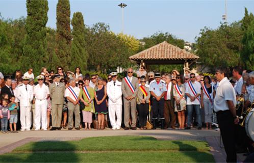 La cérémonie du 14 juillet célébrée.