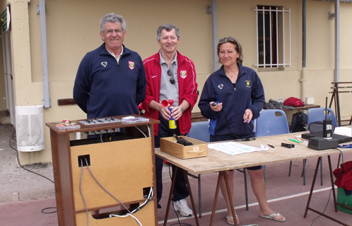 Patrice, Serge et Lydie du SFB F.C