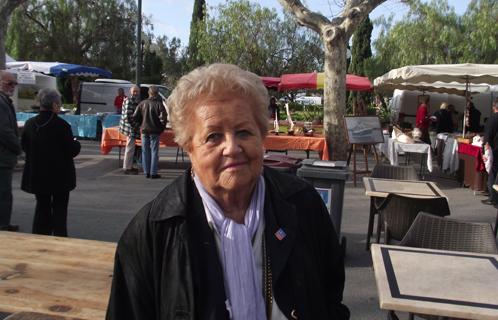 Denise Routaboul, présidente de l'antenne sanaryenne de la ligue contre le cancer.