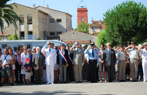 Les autorités lors de la cérémonie du 14 juillet.