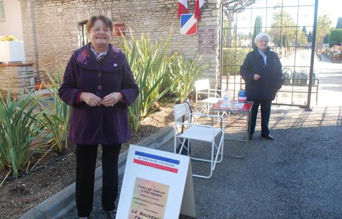 Simone Bordat du Souvenir Français.