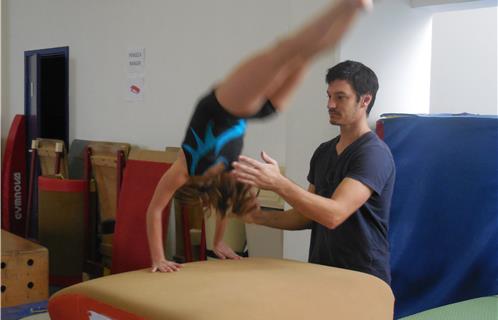 Eric Faure, le formateur du Club de gymnastique artistique six-fournais.