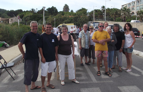 Le capitaine du port de la Coudoulière avait réuni les usagers de la mer pour une soirée conviviale.