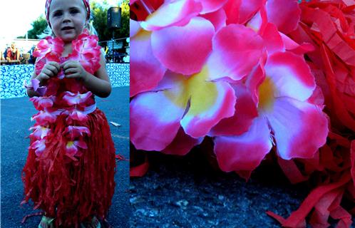 L'île des Embiez aborde les couleurs polynésiennes grâce à des distributions de jupes tahitiennes, par exemple...