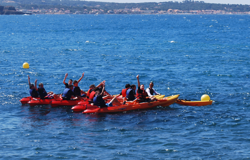 Une sortie en kayak pleinement réussie.