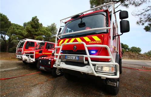 Un incendie à Bandol, trois Sapeurs-Pompiers blessés.