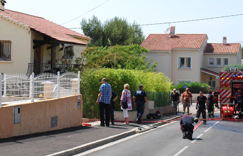 Un incendie au niveau de la Meynade mercredi après-midi.