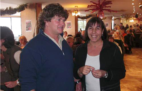 Véronique Tollard, présidente de l'association Destination Planète mer et son mari, membre actif de l'association