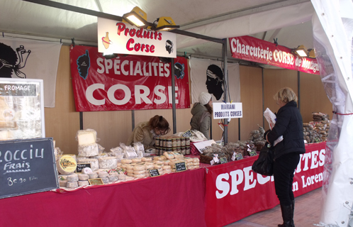 Un marché Corse jusqu'à dimanche place Gabriel Péri.
