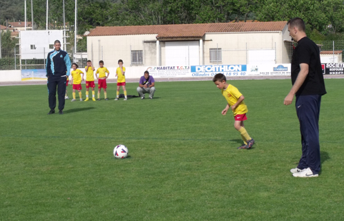 Epreuve de tir au but lors de la finale des U9