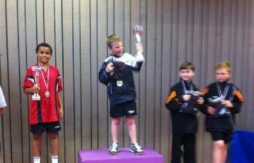 Podium Open Benjamins: 1er Hugo  Deschamps