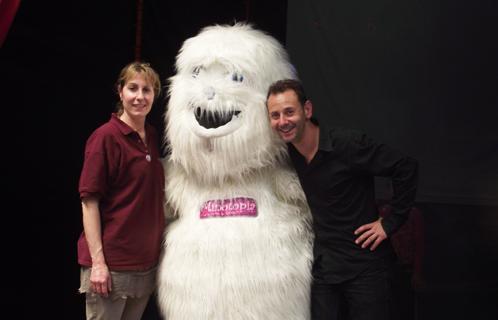 Patrick, Christelle et Boogy à Minotopia.