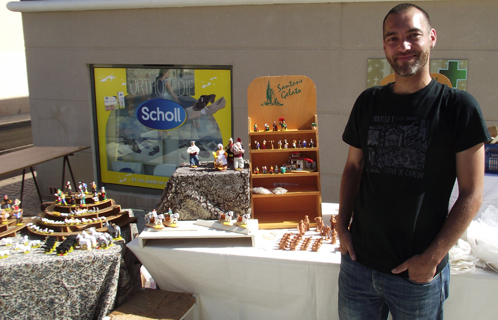 Gérard Villard présente les santons Gelato.