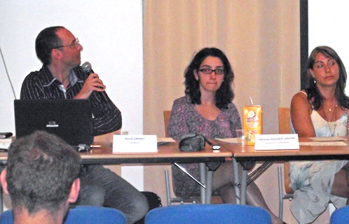 La conférence s'est déroulée à l'auditorium vendredi soir. 