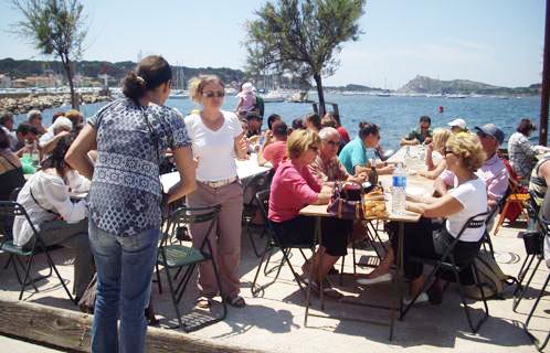 Dégustation de produits locaux