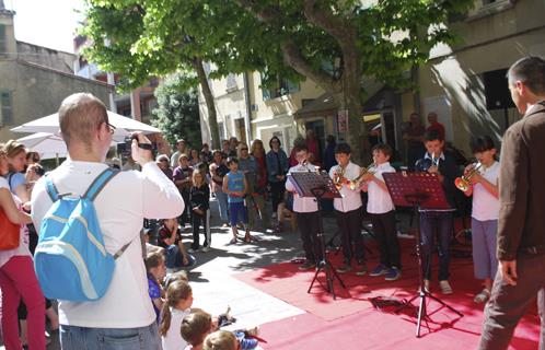 C'était la fête de l'école de musique place du Coquillon.