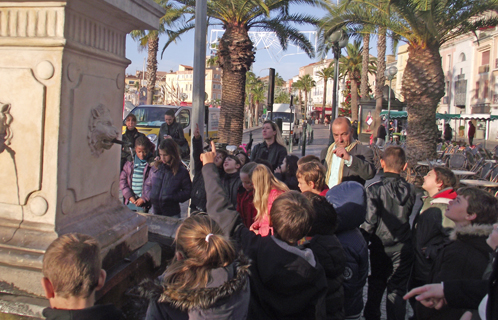 Grâce à "l'école du patrimoine" des enfants ont pu découvrir leur ville sous un autre jour.