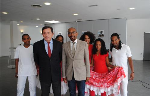 Jean-Sébastien Vialatte et Karfa Sira Diallo