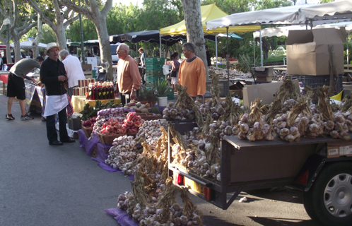 La foire à l'ail s'est déroulée dimanche sur les allées d'Estienne d'Orves.