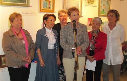 Dany Cayol a inauguré mercredi soir l'exposition Espace Jules de Greling