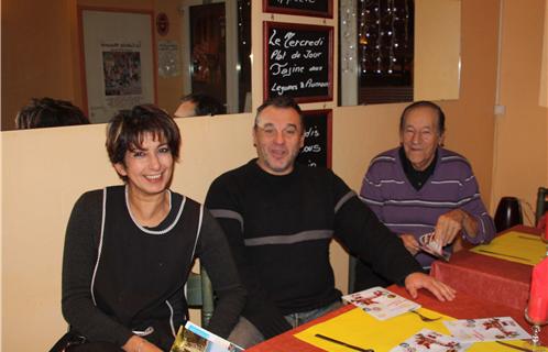 De gauche à droite, Wafa Brugiati, Jean-Michel Bonnus et Maurice Brugiati qui ont commencé à contacter les commerçants du centre-ville.