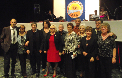 Photo de famille samedi en présence de nombreux élus.