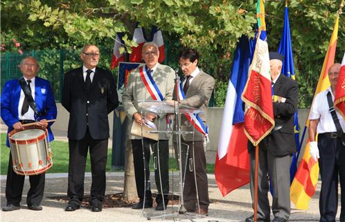 Thierry Mas Saint-Guiral, adjoint au maire a fait lecture de l'Appel du 18 juin 1940.