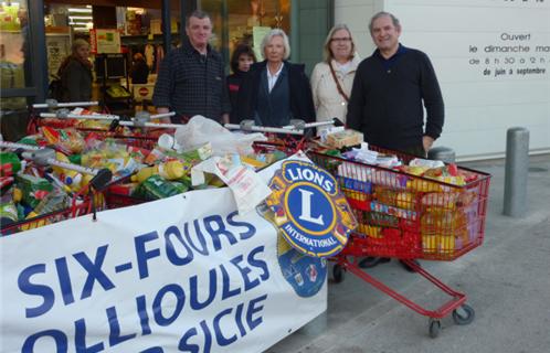 Quelques-uns des animateurs de la collecte