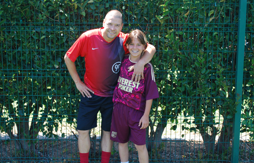 Jacques et Valentin Rémy: pour eux le football est une histoire de famille.