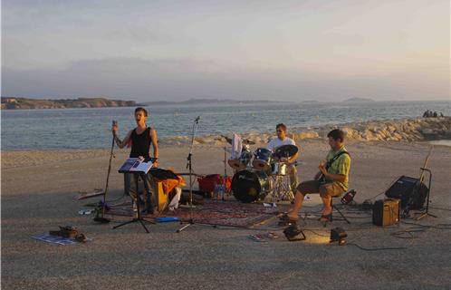 Sur la plage de Bonnegrâce (Fête de la musique 2012)