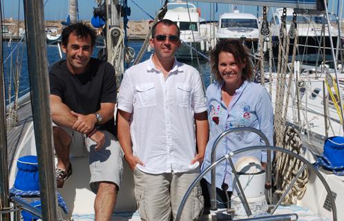 Ghyslaine Zanarelli, Sébastien Lagoutte et Jérôme Le Menack de Voil'eco.