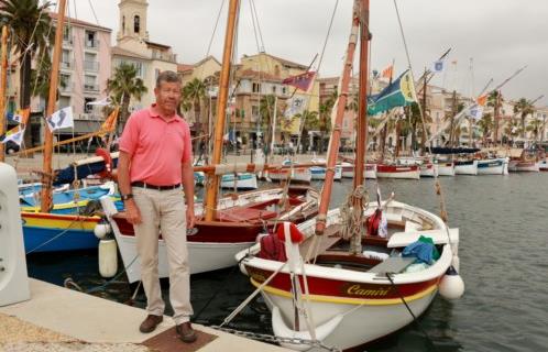 Jean-Louis Dewez, nous a présenté tous les pointus qui partent pour l'aventure des Voiles de St Tropez