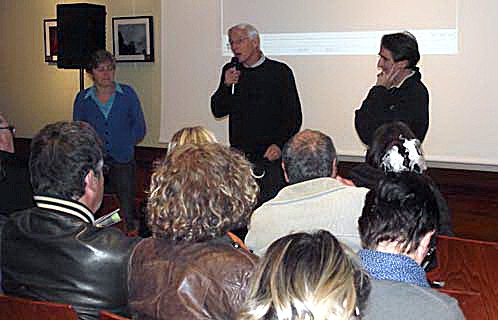 Alain le Sann président du festival  "Pêcheurs du monde" .