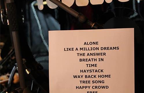 La setlist du concert de Yodelice.