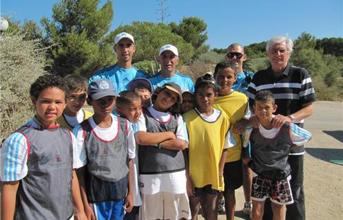 Les jeunes de la 13ème édition des stages multisport de l'OM