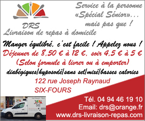 DRS, société de portage de repas à domicile, livre leur repas aux séniors sur la zone de Sanary, Six Fours les Plages et La Seyne.