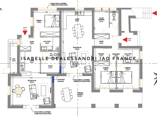 Vente  Appartement T2  de 59 m² à La Seyne 225 000 euros Réf: SFN-1756360