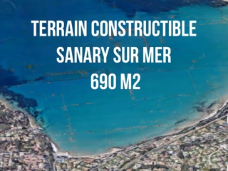 Vente  Terrain de 690 m² à Sanary 590 000 euros