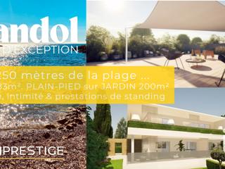 Vente  Appartement F4  de 83 m² à Bandol 660 000 euros