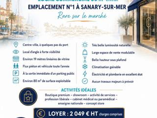 Vente  Local commercial de 81 m² à Sanary 82 500 euros Réf: SFN-1836660