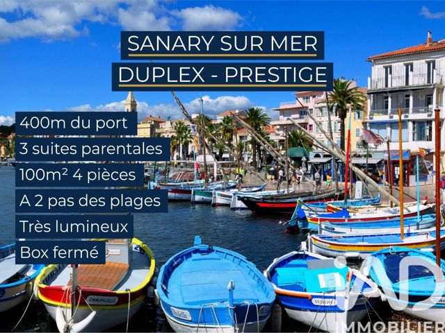 Vente  Appartement T4  de 100 m² à Sanary 689 000 euros Réf: SFN-1939147