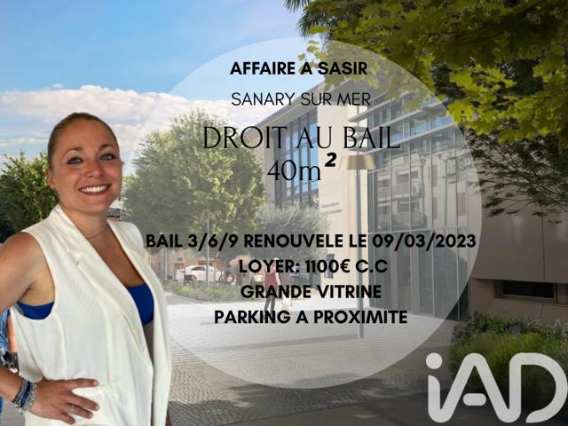 Vente  Local commercial de 40 m² à Sanary 19 500 euros Réf: SFN-2015143