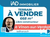 Vente  Terrain de 668 m² à Vinon sur Verdon 140 000 euros