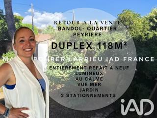 Vente  Appartement F4  de 118 m² à Bandol 560 000 euros