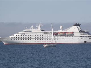 Des croisiéristes à Sanary