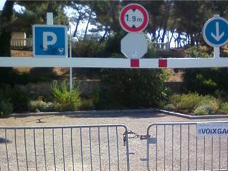 Interdiction de stationner au Gaou?