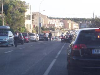 Une bonne heure de pagaille au Brusc