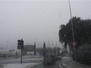Six-Fours et Sanary: Une dernière averse de neige
